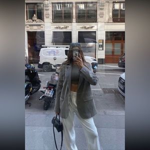 Chaiken sz 2 gray blazer